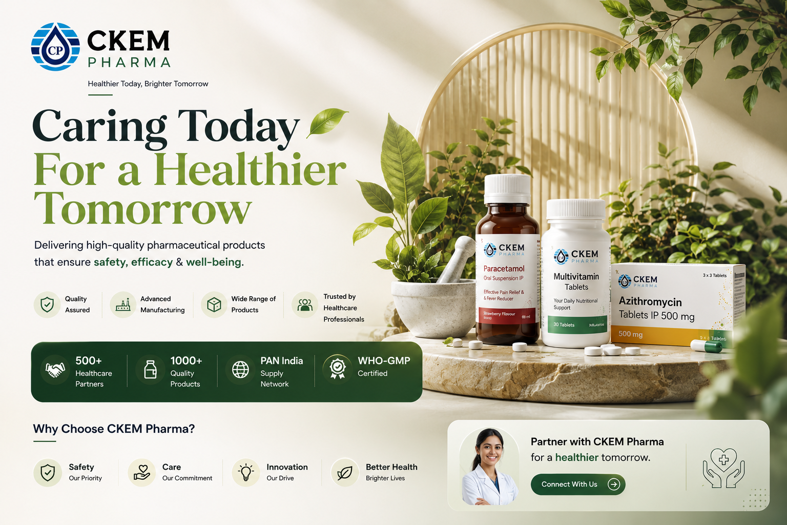 CKEM Pharma – Caring Today for a Healthier Tomorrow